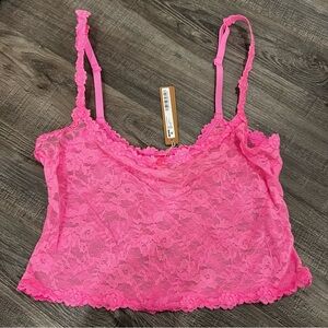 SKIMS stretch lace cropped cami